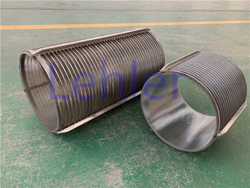Cesta del filtro del acero inoxidable del diámetro 260m m, cesta de alambre de la cuña SPS2602
