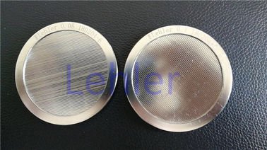 Pantalla enmarcada redonda del acero inoxidable, pantalla de alambre de la cuña de 50 micrones ISO9001