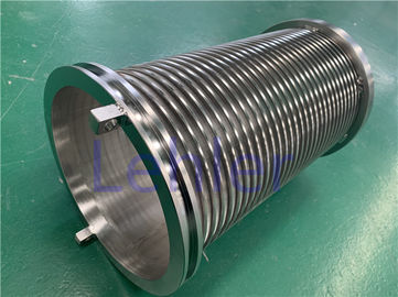 ranura ISO9001 del diámetro 0.05m m de los elementos filtrantes del alambre de la cuña de la longitud de 300m m 178m m