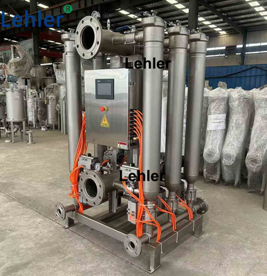Suministro de la fábrica de alta calidad automático de autolimpieza tubular de lavado de filtro de la carcasa del filtro