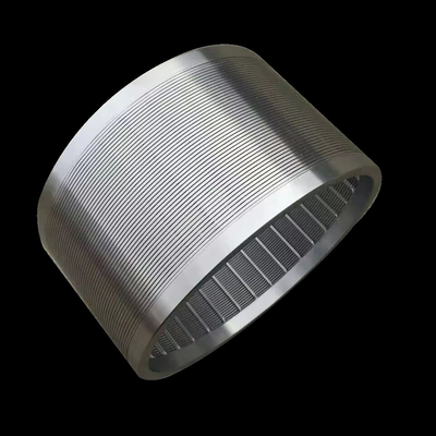 Molino de cuentas Exterior Axial de afuera hacia el interior SS304 acero inoxidable Flange 80 malla Cuña de alambre cesta